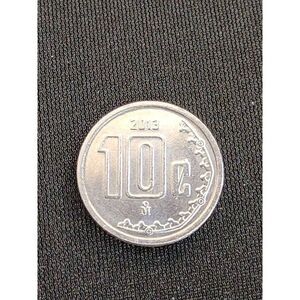 2013 Mexico 10 Centavos Worlds Smallest Tenth Peso Dime Coin